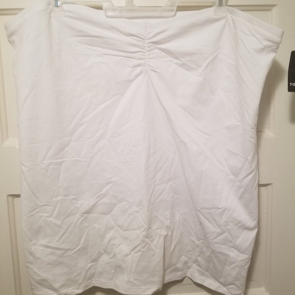 Torrid White Sweetheart Tube Top